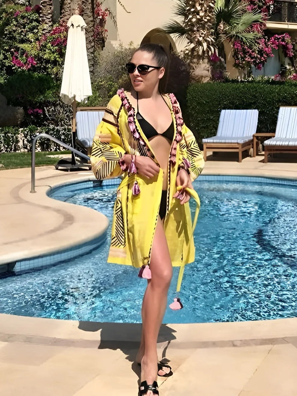 Summer embroidered linen mini dress Namibia