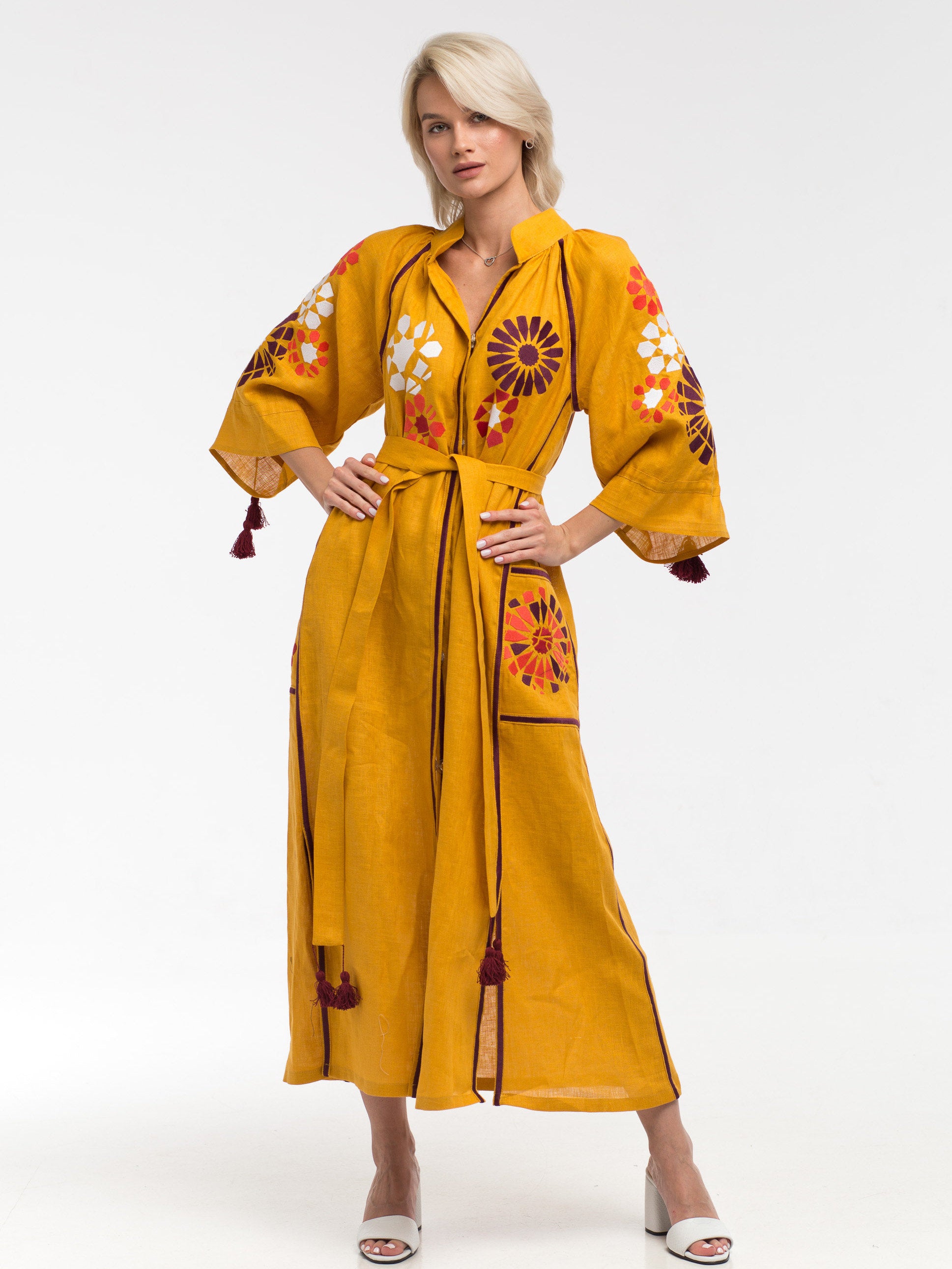 Ukrainian Vyshyvanka & Dubai Abaya Fusion