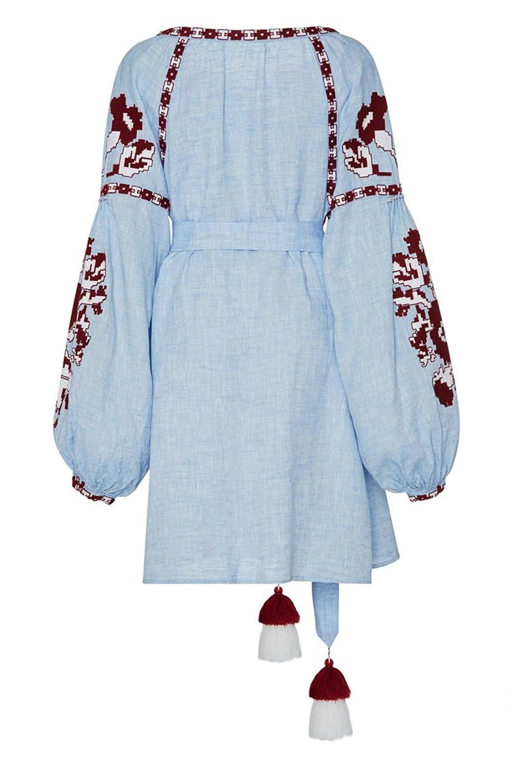 [LENINA] MINOU puff sleeve embroidery dress ☆送料込☆ Tina Puff-Sleeved Embroidered Midi Dress | Nuuly