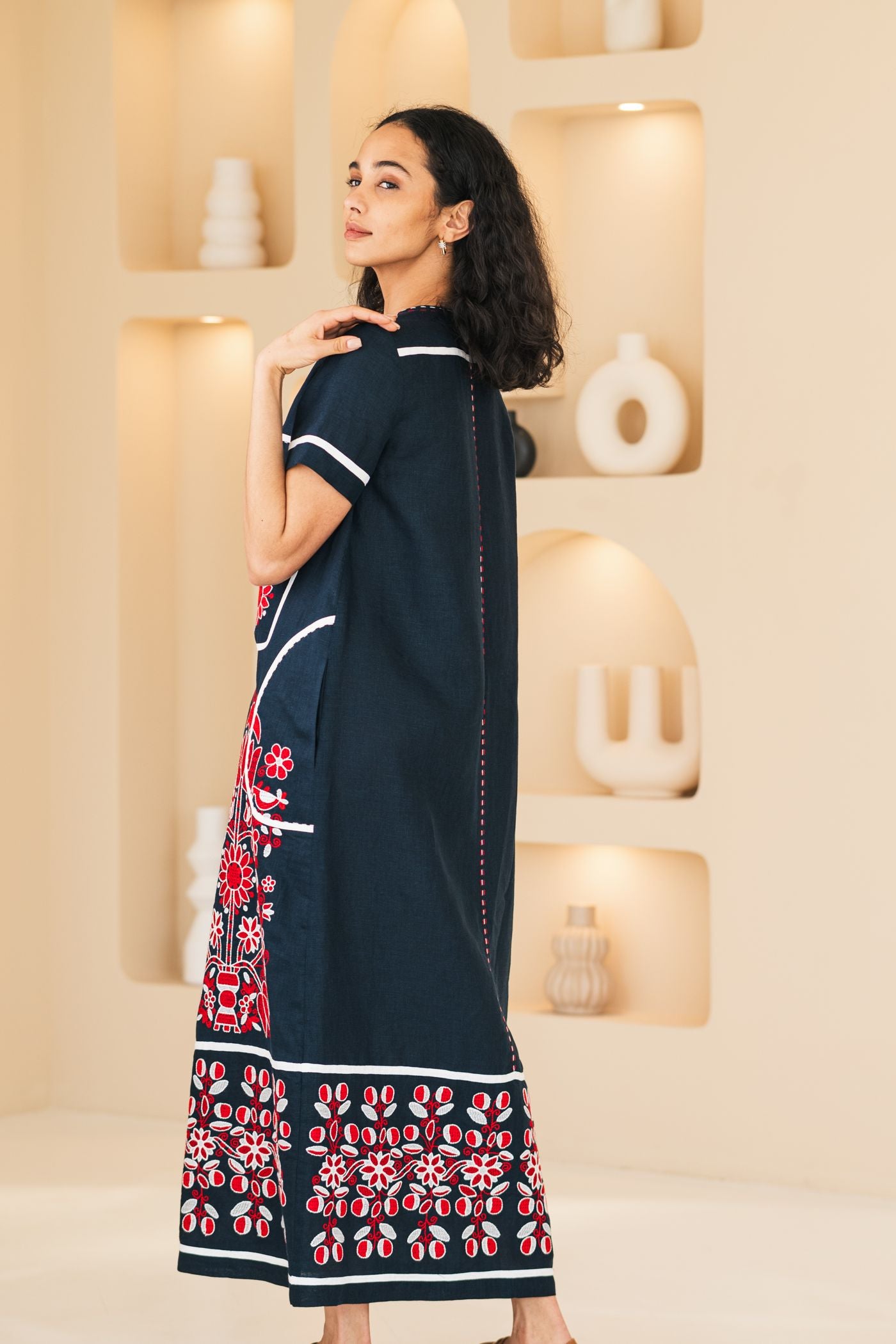 Embroidered dress Amanda | Ukrainian wedding vyshyvanka