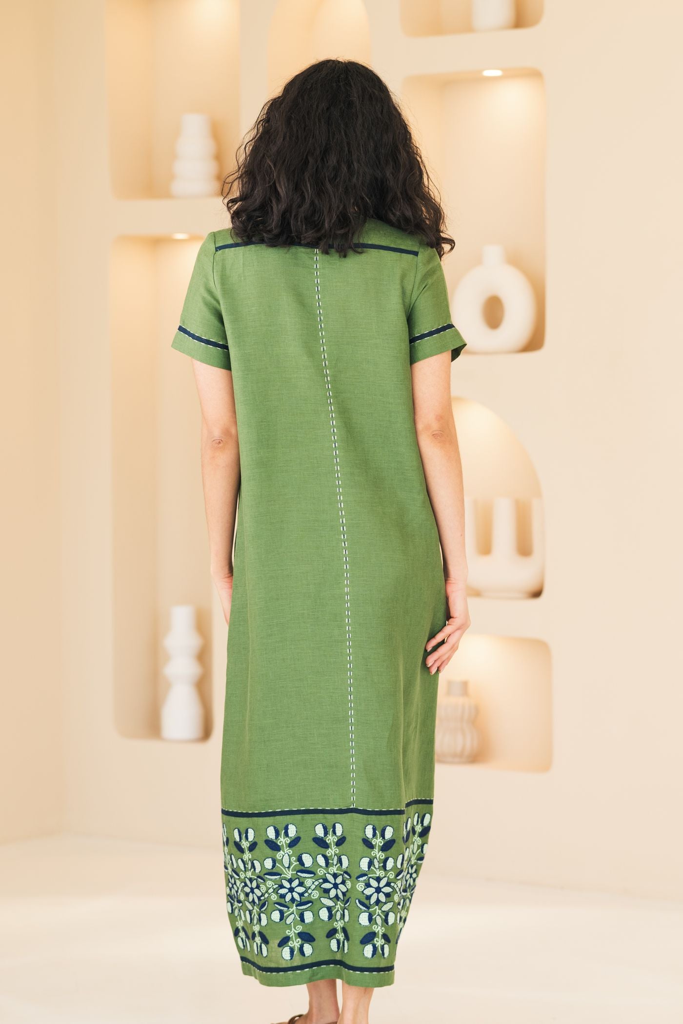 Embroidered dress Amanda | Ukrainian wedding vyshyvanka